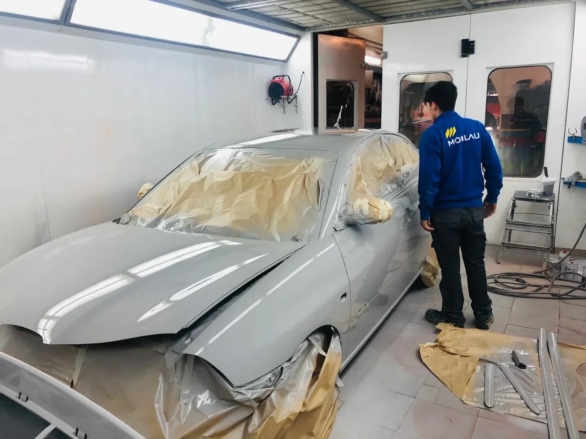 Cabina de pintura al horno
